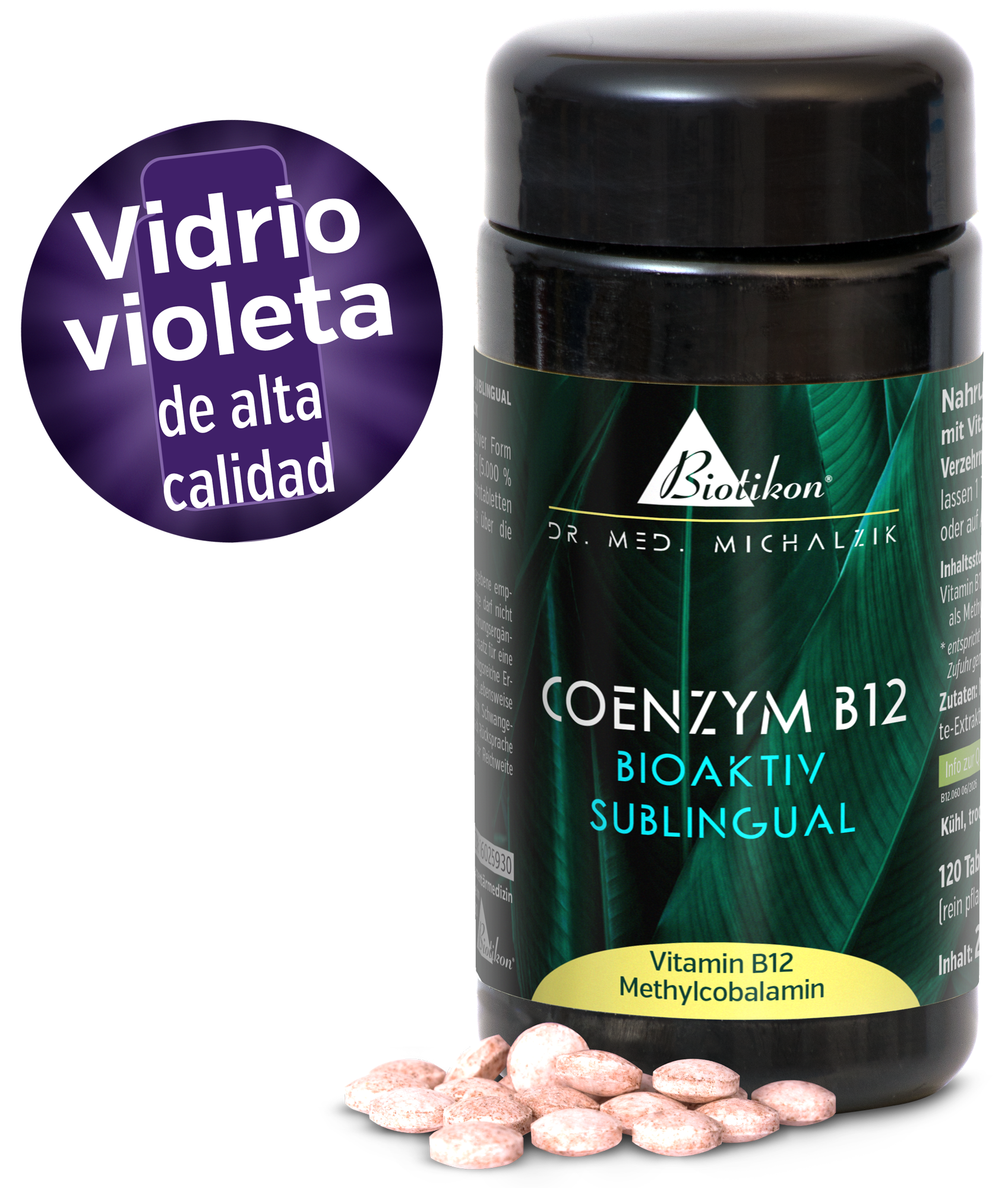 Coenzima B12 bioactivo, sublingual