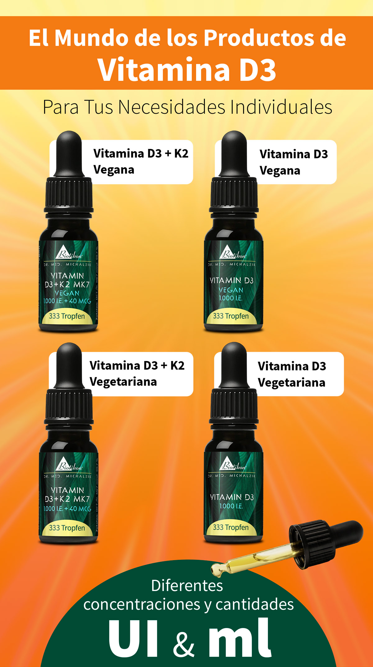 Gotas de vitamina D3 + K2 Imagen de la categoría Versión móvil en francés Gotas de vitamina D3 + K2 Imagen de la categoría Versión móvil en francés