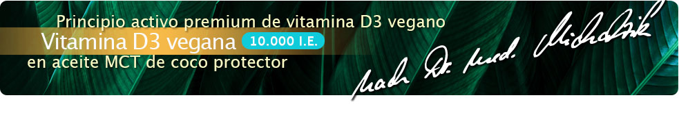 Vitamina D3 10.000 UI gotas veganas