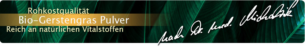 Polvo de cebada orgánica