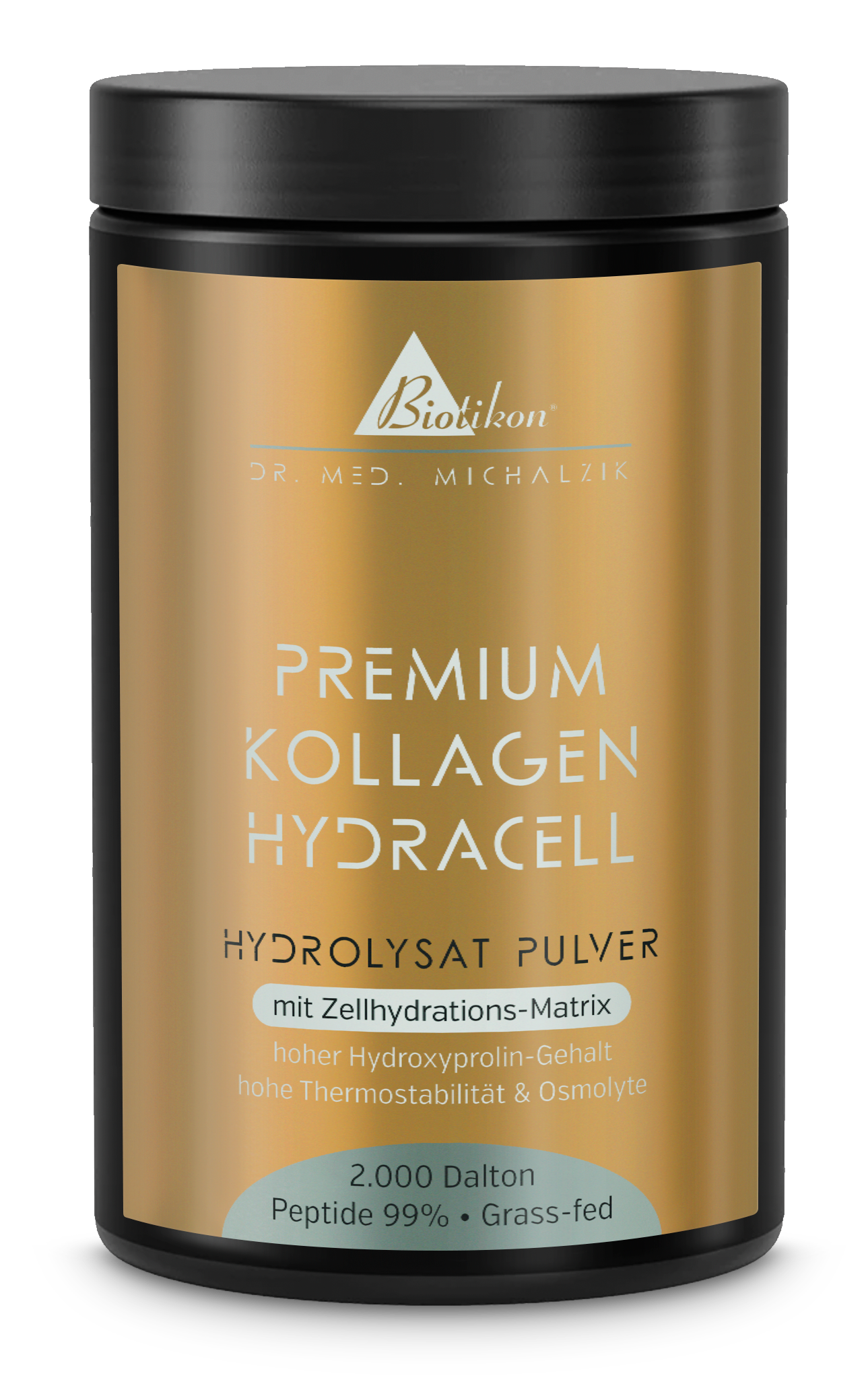 Premium Colágeno HydraCell Hidrolizado Polvo Lata Parte frontal