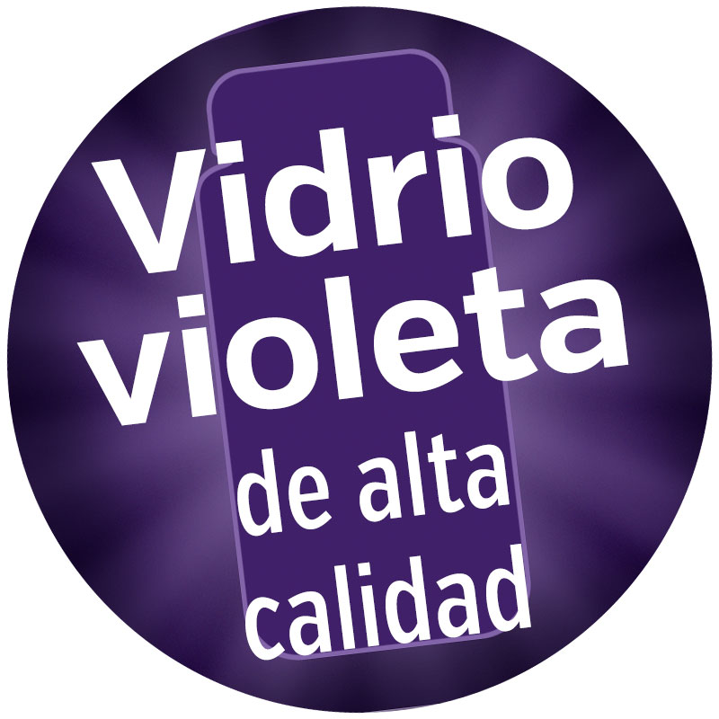 Omega-3 forte vegano - 120 cápsulas, vidrio violeta