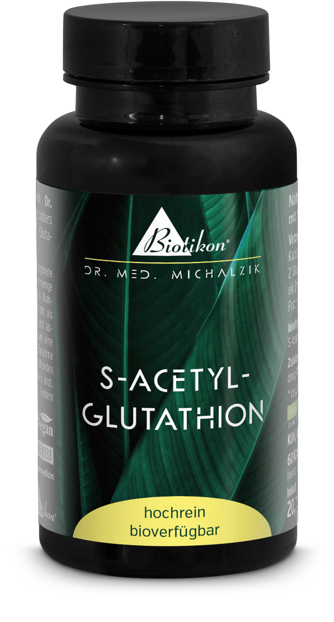 Envase de S-acetil-glutatión Envase de S-acetil-glutatión