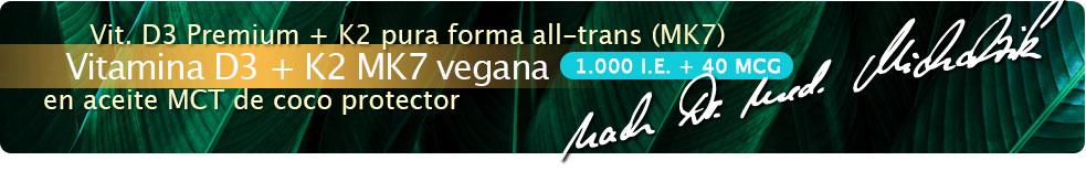 Vitaminas D3 + K2 MK7, 1.000 I.E. + 40 MCG (50 ml)
