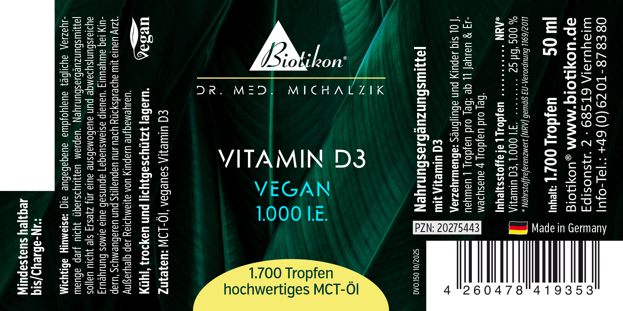 Vitamina D3 1000 UI etiqueta vegana (1) Vitamina D3 1000 UI etiqueta vegana (1)