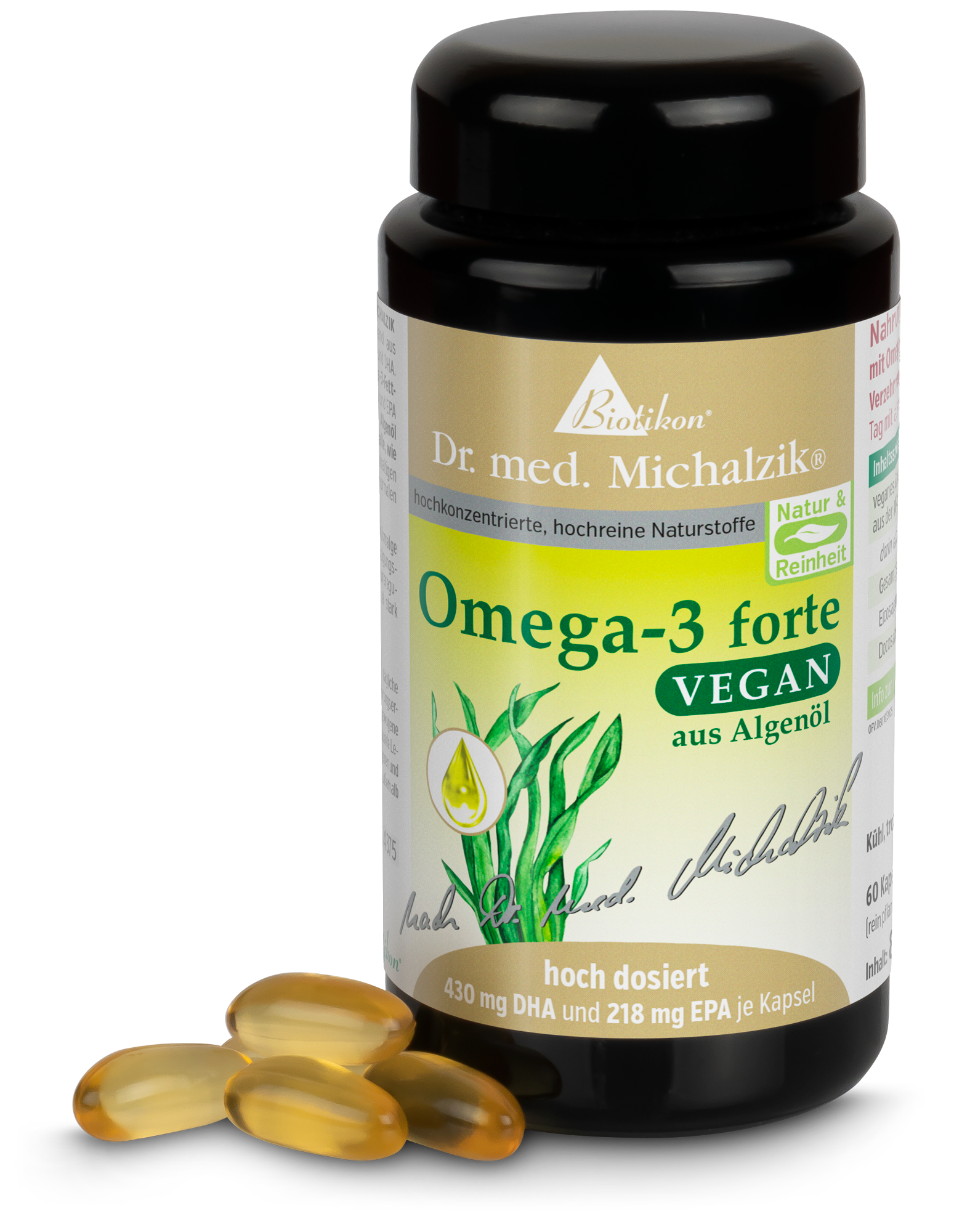 Omega-3 forte vegano 60 cápsulas