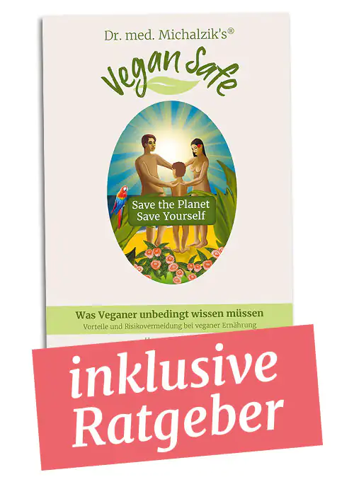 Cubierta del libro Guía Vegana Segura, sobre alimentación vegana, ilustraciones atractivas y diseño atractivo.