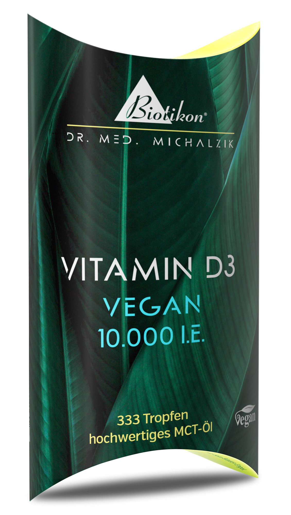 Caja vegana de vitamina D3 10000 UI Caja vegana de vitamina D3 10000 UI