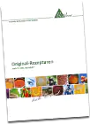 Icon de catálogo Biotikon Folleto con recetas, imágenes a color de ingredientes, formato A4, vista frontal.