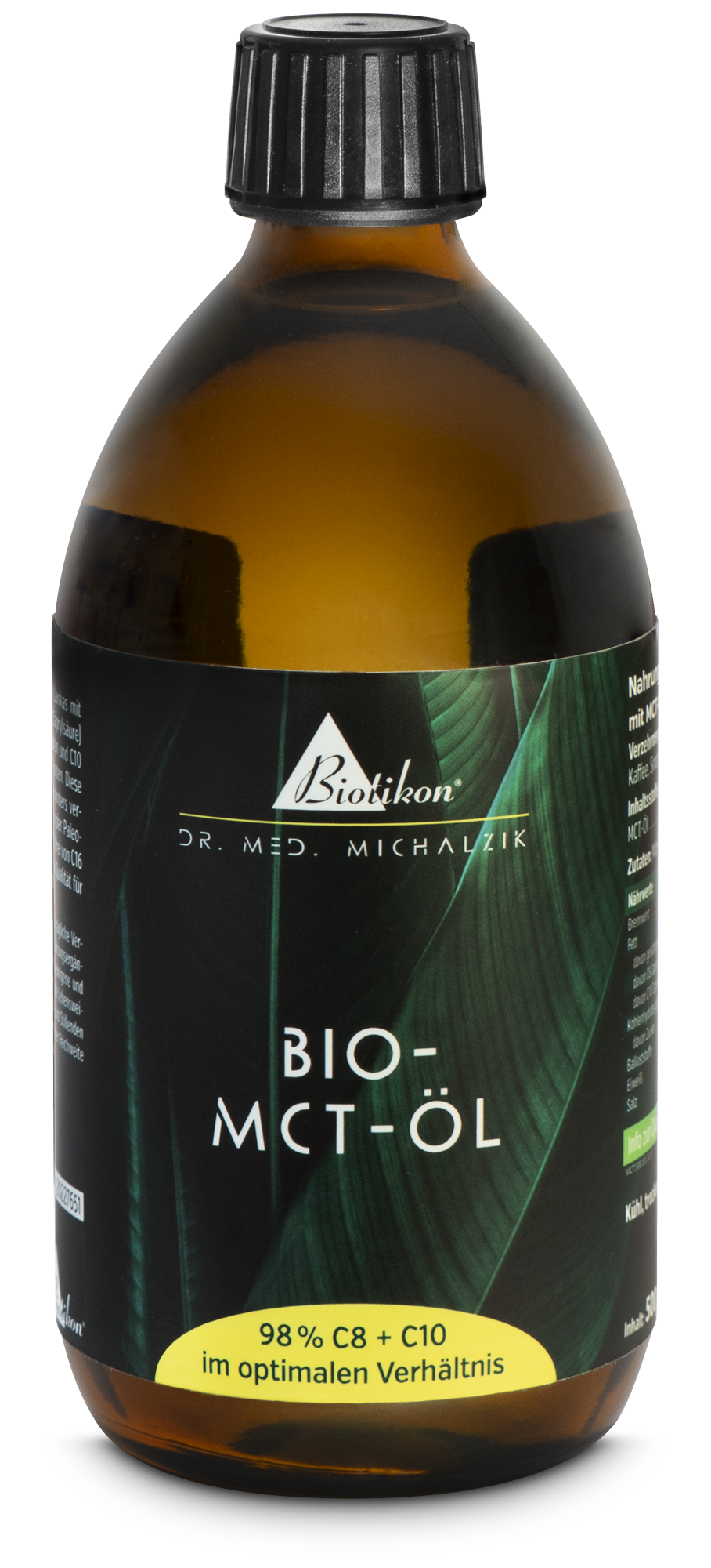 Botella de aceite MCT bio Botella de aceite MCT bio