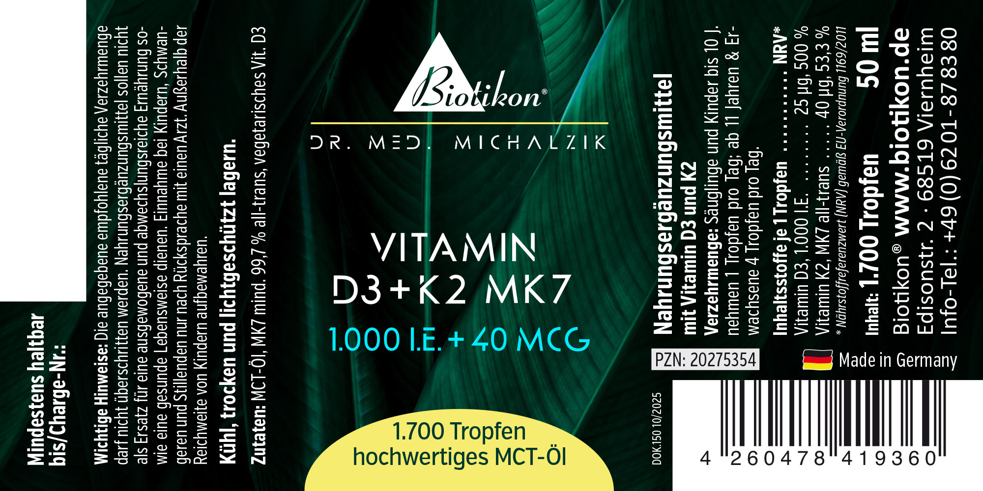 Etiqueta convencional de vitamina D3 K2-1000IE (1) Etiqueta convencional de vitamina D3 K2-1000IE (1)
