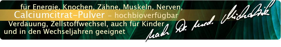 Calcio citrato en polvo