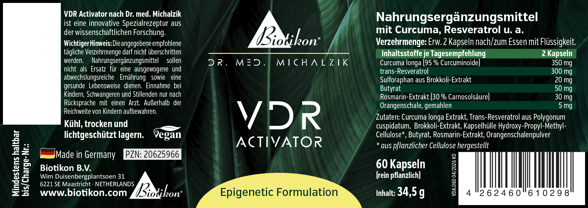 El activador VDR puede etiquetar El activador VDR puede etiquetar