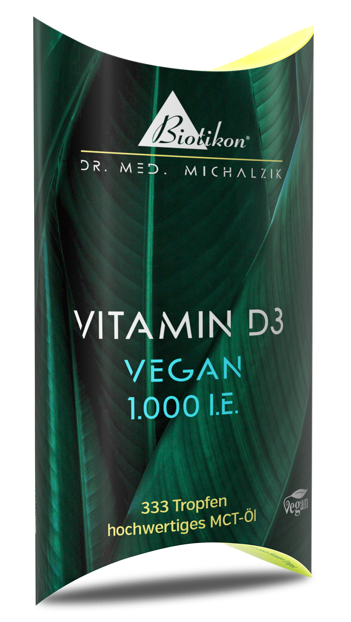 Caja vegana de vitamina D3 1000 UI Caja vegana de vitamina D3 1000 UI