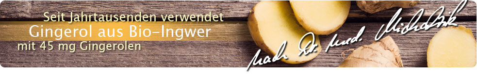 Gingerol de jengibre orgánico