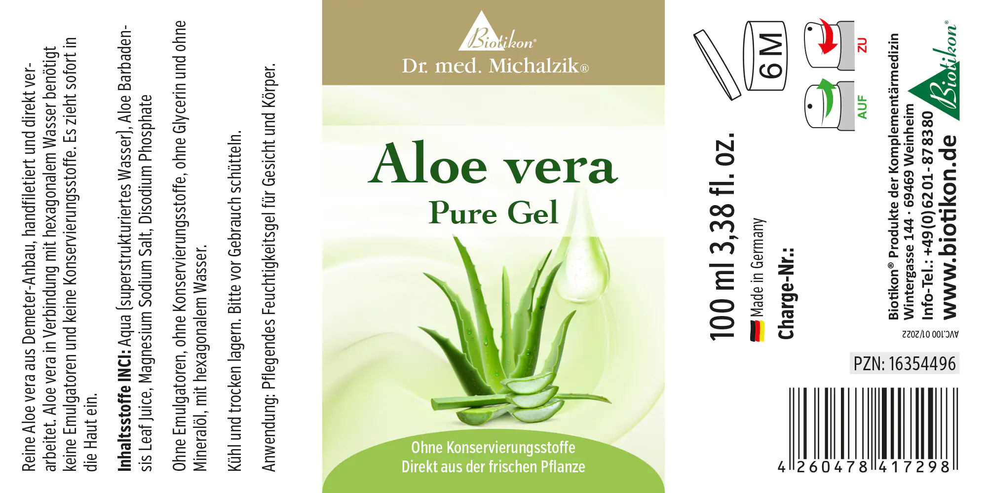 Gel de Aloe Vera – 100 ml Gel de Aloe Vera – 100 ml