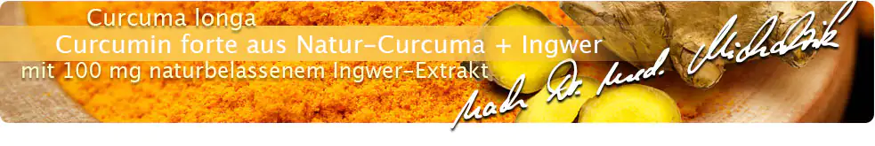 Curcumina forte de cúrcuma natural + jengibre